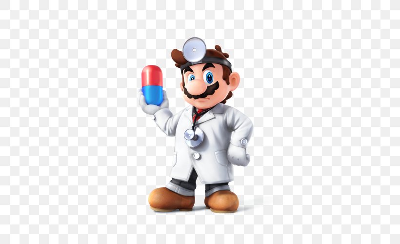 Super Smash Bros. For Nintendo 3DS And Wii U Super Mario Bros. Super Smash Bros. Brawl Dr. Mario, PNG, 500x500px, Super Mario Bros, Dr Mario, Figurine, Finger, Mario Download Free