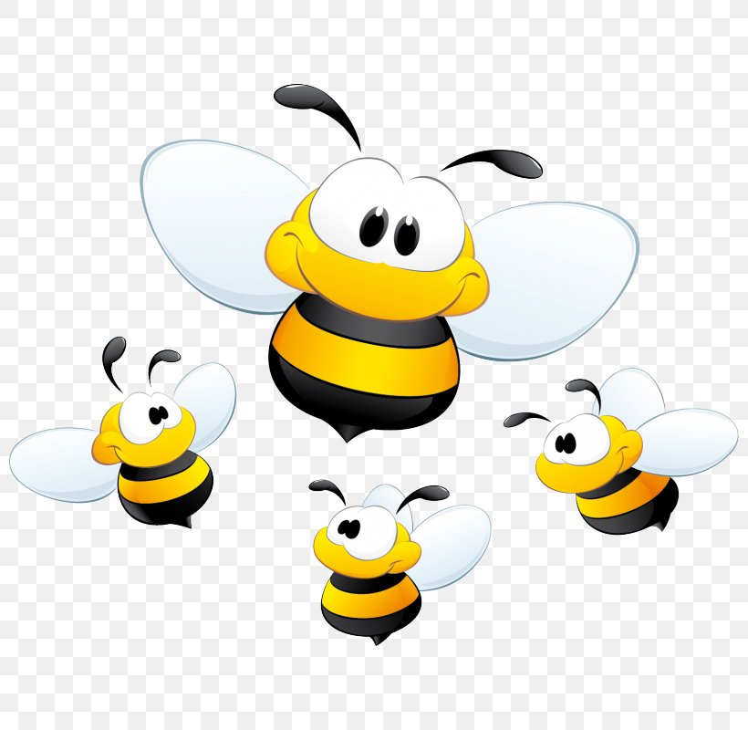 Bee Drawing Royalty-free, PNG, 800x800px, Bee, Bumblebee, Cartoon, Drawing, Emoticon Download Free