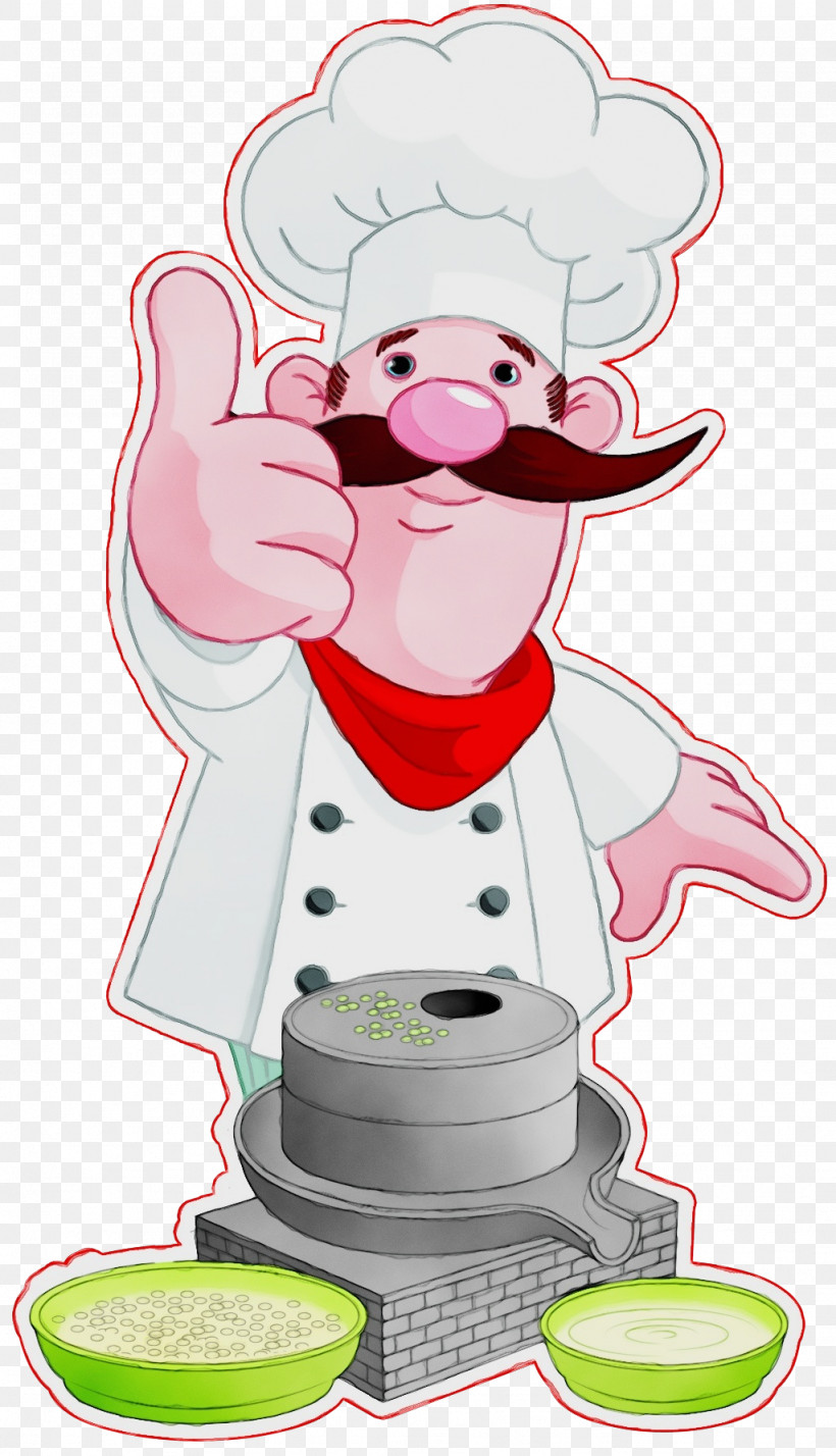 Cartoon Chef Cook, PNG, 1024x1784px, Watercolor, Cartoon, Chef, Cook, Paint Download Free
