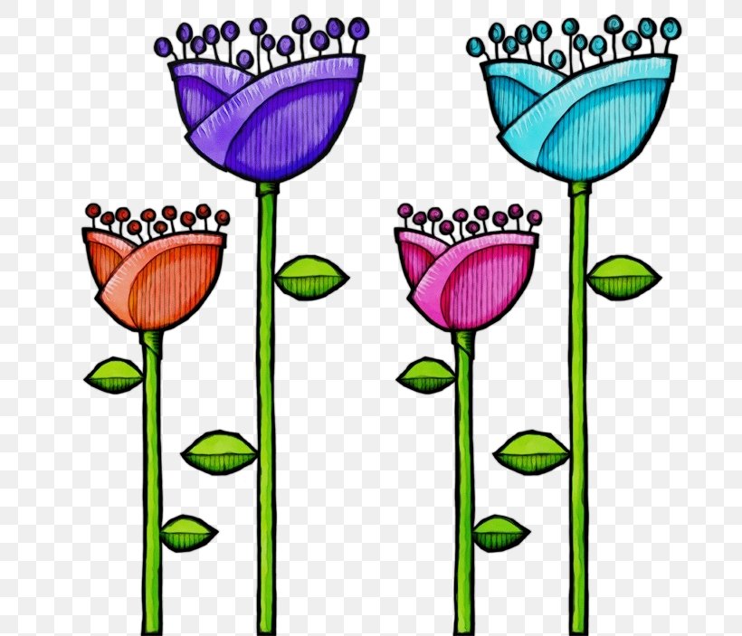 Clip Art Plant Tulip Flower Cut Flowers, PNG, 720x703px, Watercolor, Cut Flowers, Flower, Paint, Plant Download Free