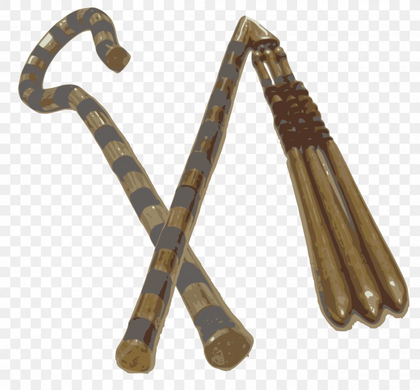 Crook And Flail Clip Art Ancient Egypt Pharaoh, PNG, 2400x2226px, Crook And Flail, Ancient Egypt, Brass, Cat O Nine Tails, Flail Download Free