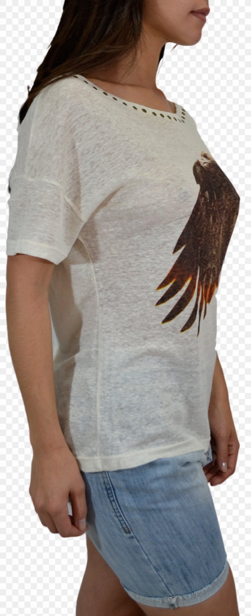 Blouse Sleeve T-shirt Shoulder Flax, PNG, 1218x2982px, Blouse, Beach, Beige, Clothing, Eagle Download Free