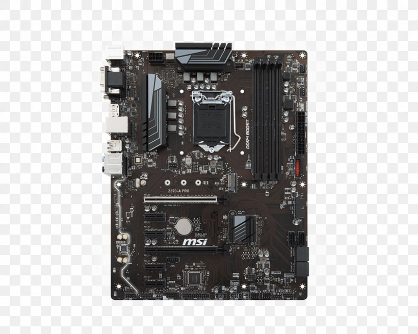 Intel LGA 1151 MSI Z370-A PRO Motherboard CPU Socket, PNG, 1024x819px, Intel, Atx, Central Processing Unit, Chipset, Computer Component Download Free