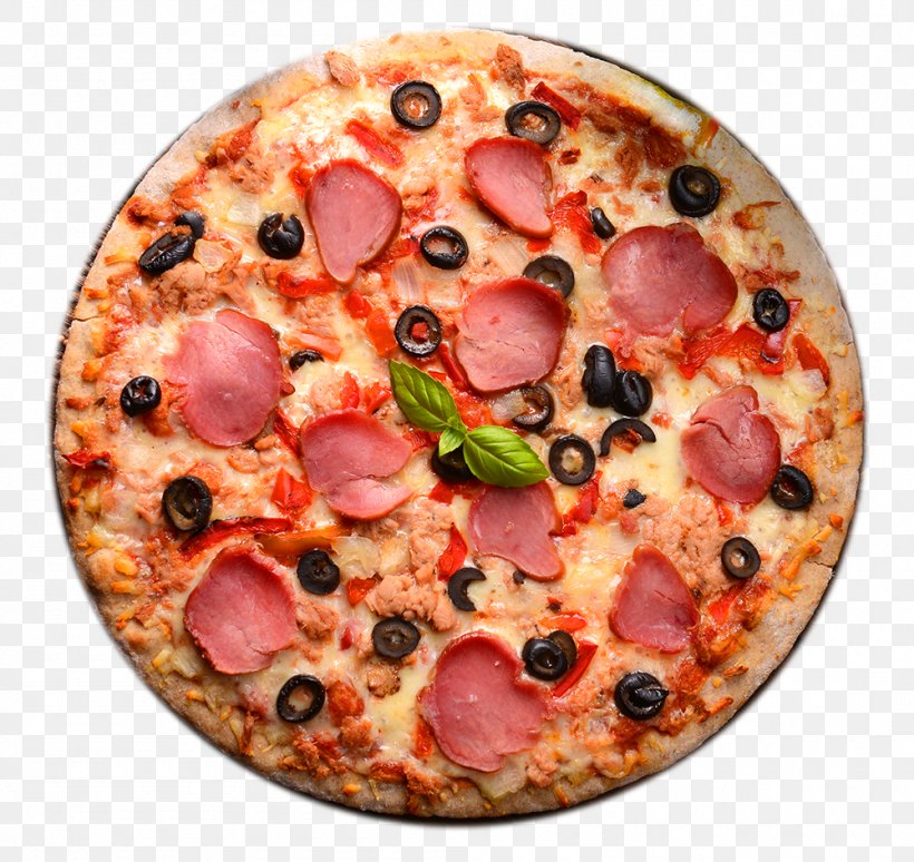 Pizza Italian Cuisine European Cuisine Ham Fast Food, PNG, 1000x945px, Pizza, American Food, Bacon, California Style Pizza, Cuisine Download Free