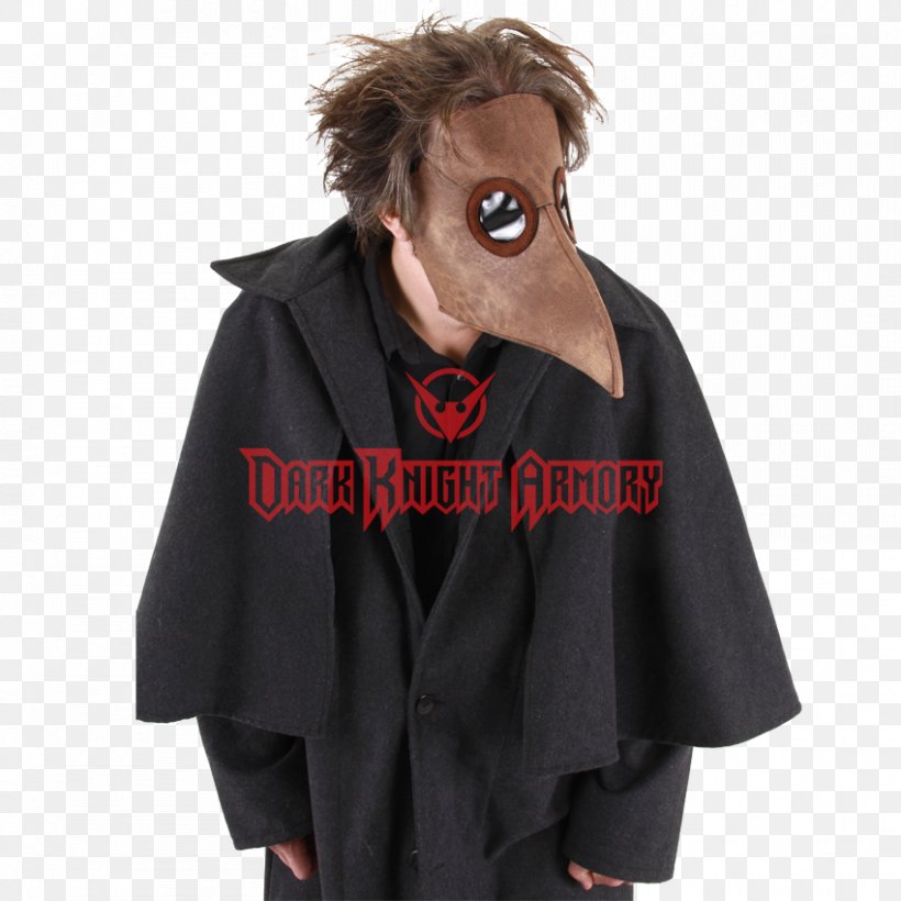 Black Death Amazon.com Plague Doctor Costume Mask, PNG, 850x850px, Black Death, Amazoncom, Brown, Bubonic Plague, Clothing Download Free