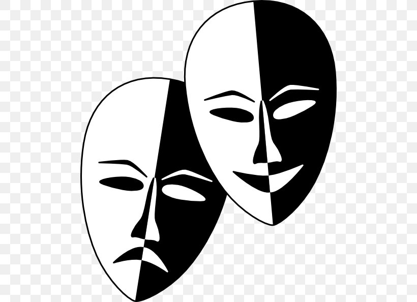 Clip Art Theatre Mask Drama Sock And Buskin, PNG, 504x594px, Theatre, Acting, Art, Black And White, Comedy Download Free