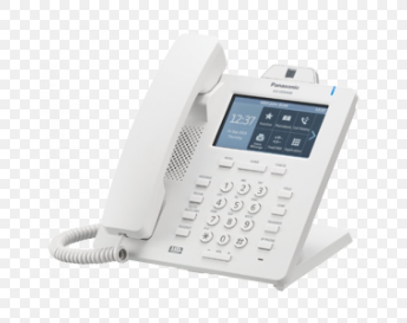 Panasonic KX-HDV330 VoIP Phone Session Initiation Protocol Business Telephone System, PNG, 650x650px, Panasonic Kxhdv330, Answering Machine, Business Telephone System, Communication, Corded Phone Download Free