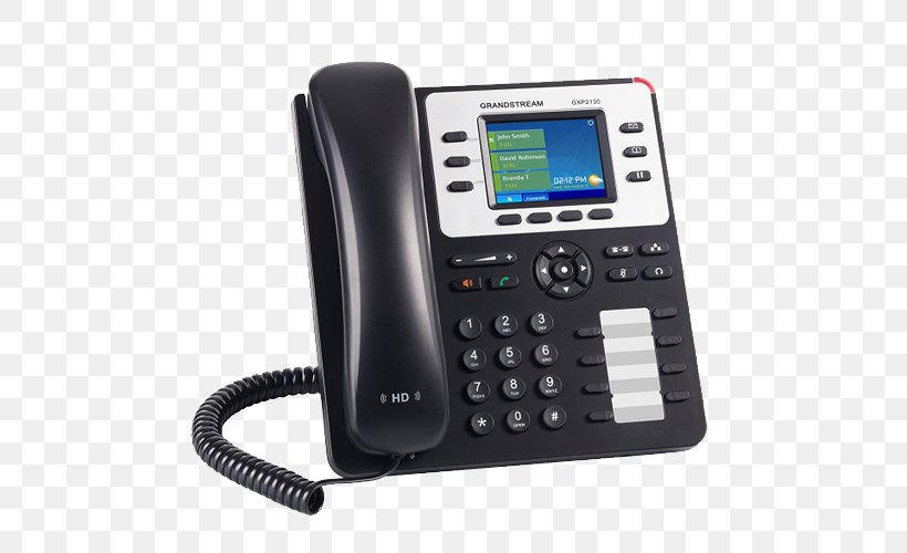Grandstream Networks VoIP Phone Grandstream GXP2130 Grandstream GXP1625 Telephone, PNG, 500x500px, Grandstream Networks, Analog Telephone Adapter, Answering Machine, Business, Business Telephone System Download Free