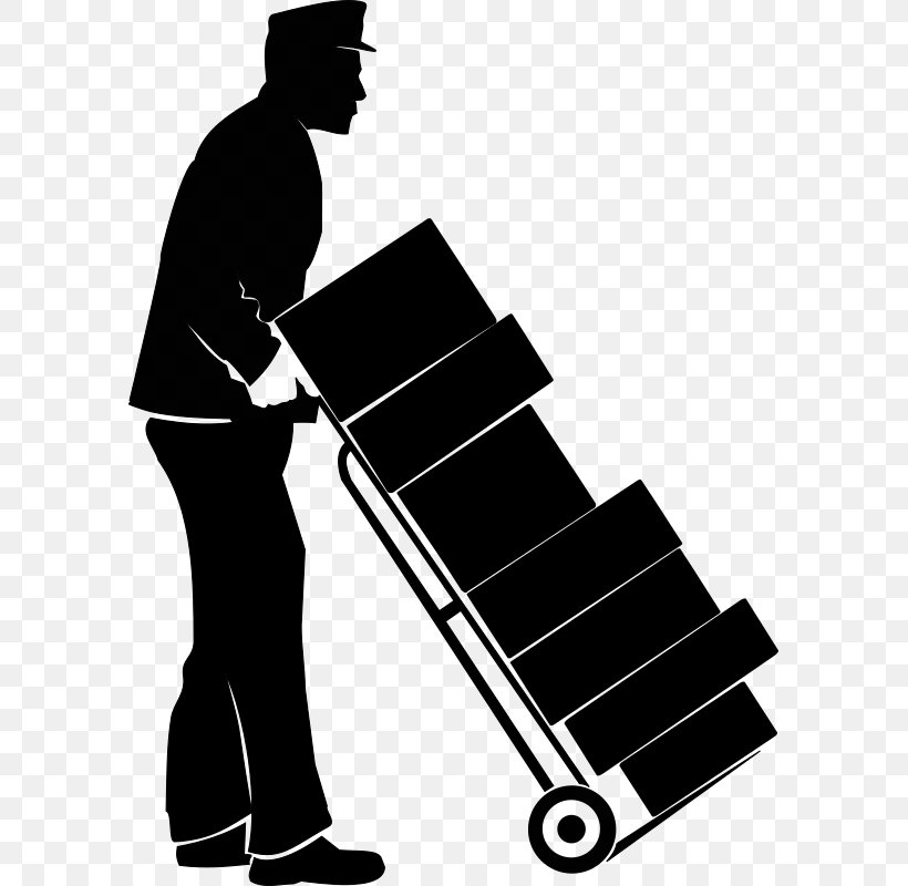 Mover Silhouette Relocation Clip Art, PNG, 587x800px, Mover, Black, Black And White, Drawing, Logo Download Free