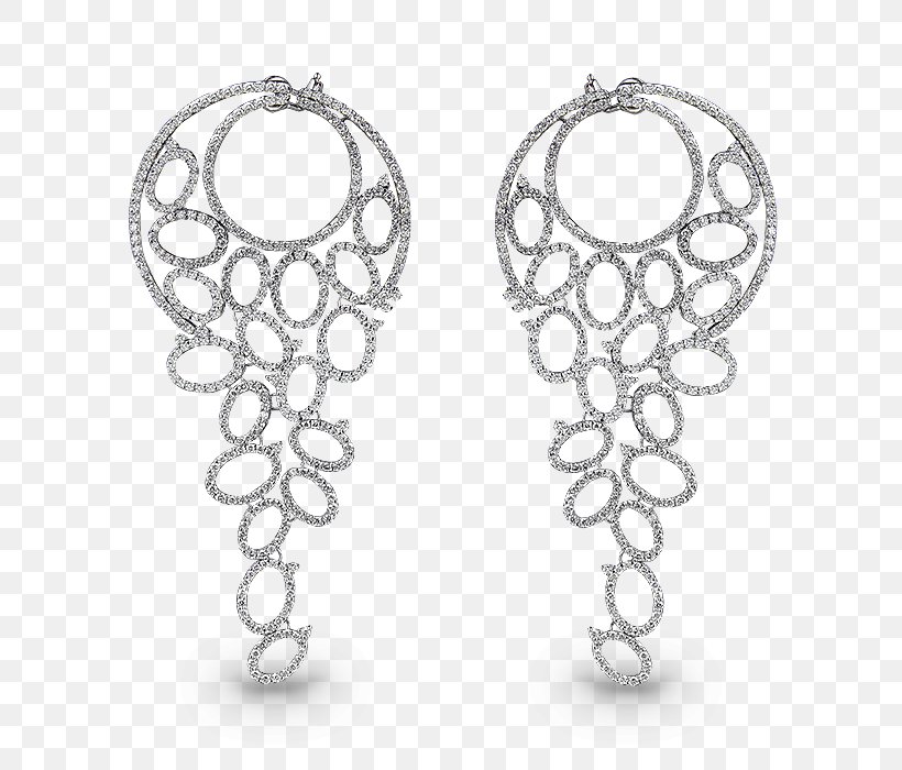 Earring Body Jewellery Silver White, PNG, 700x700px, Earring, Black And White, Body Jewellery, Body Jewelry, Earrings Download Free