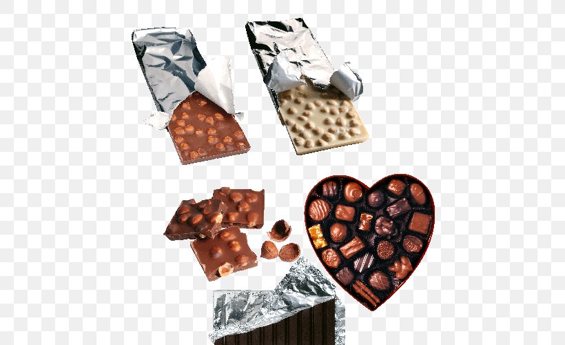 Chocolate Truffle Praline Chocolate Bar Candy, PNG, 500x500px, Chocolate Truffle, Bonbon, Box, Candy, Chocolate Download Free