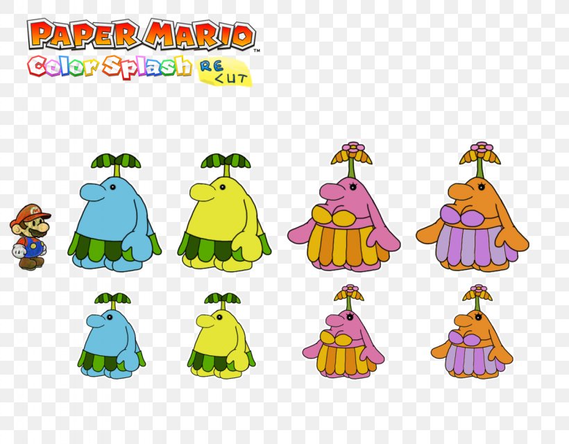 Paper Mario: Sticker Star Toad Paper Mario: Color Splash Super Mario Sunshine, PNG, 1280x1000px, Paper Mario, Animal Figure, Area, Blooper, Boss Download Free