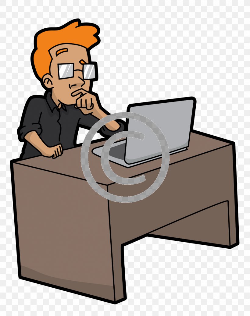 Computer Cartoon Transparency Image, PNG, 1069x1353px, Computer, Animated Cartoon, Cartoon, Computer Desk, Desk Download Free