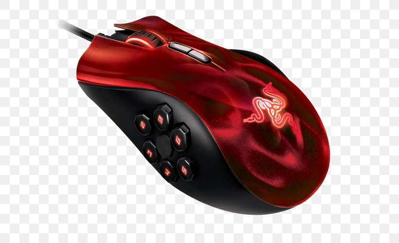 Computer Mouse Razer Naga Hex V2 Razer Inc., PNG, 650x500px, Computer Mouse, Action Roleplaying Game, Computer Component, Electronic Device, Gamer Download Free
