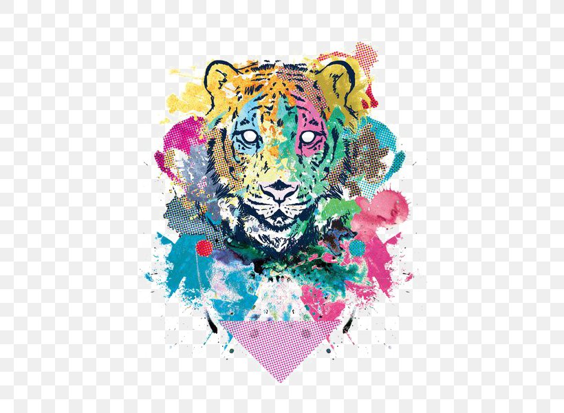 Tiger Drawing Printmaking Illustration, PNG, 424x600px, Tiger, Art, Big Cats, Carnivoran, Creative Arts Download Free