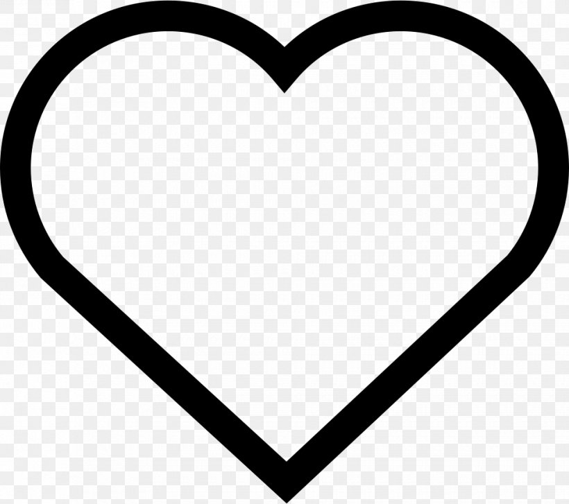 Heart Shape Cdr, PNG, 980x870px, Heart, Area, Black, Black And White, Cdr Download Free