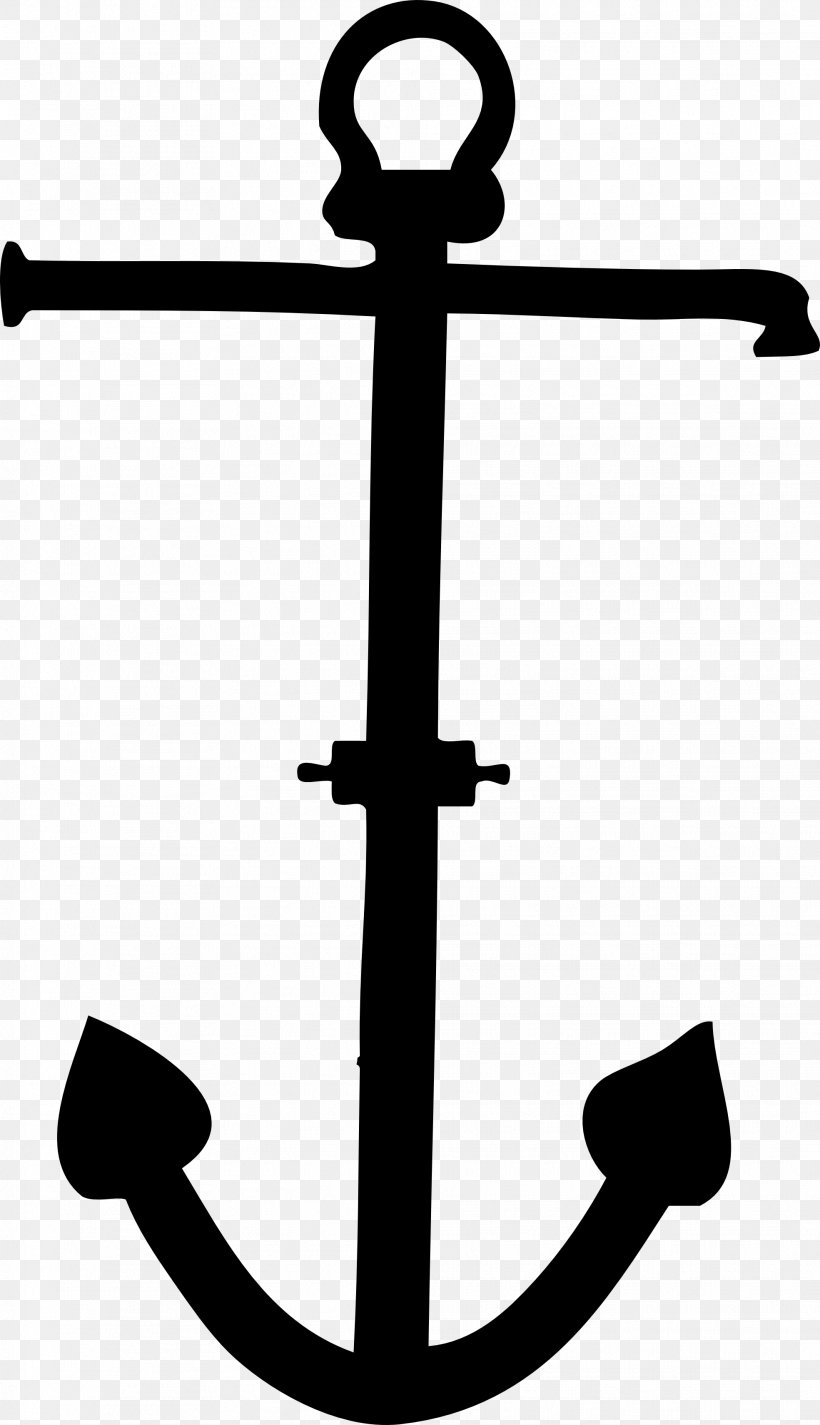 Stockless Anchor Clip Art, PNG, 1969x3422px, Anchor, Artwork, Black And White, Drawing, Foul Download Free
