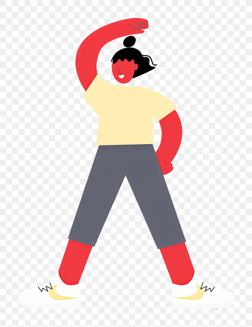 Stretching Sports, PNG, 1926x2500px, Stretching, Cartoon, Clothing, Geometry, Line Download Free