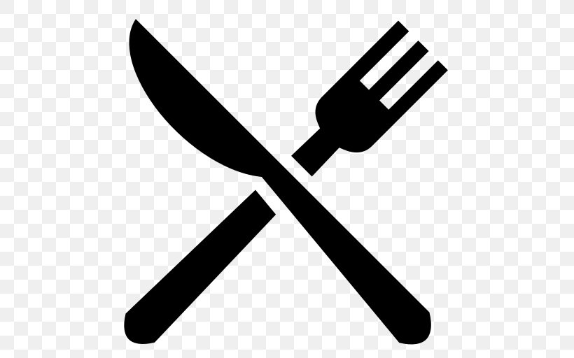 Knife Fork Cutlery Spoon Kitchen Knives, PNG, 512x512px, Knife, Black And White, Butcher Knife, Cutlery, Fork Download Free