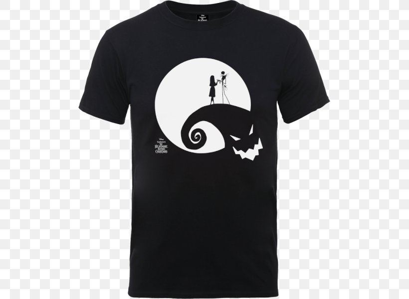 T-shirt Jack Skellington Oogie Boogie Sleeve Christmas, PNG, 505x600px, Tshirt, Active Shirt, Alice In Wonderland, Black, Brand Download Free