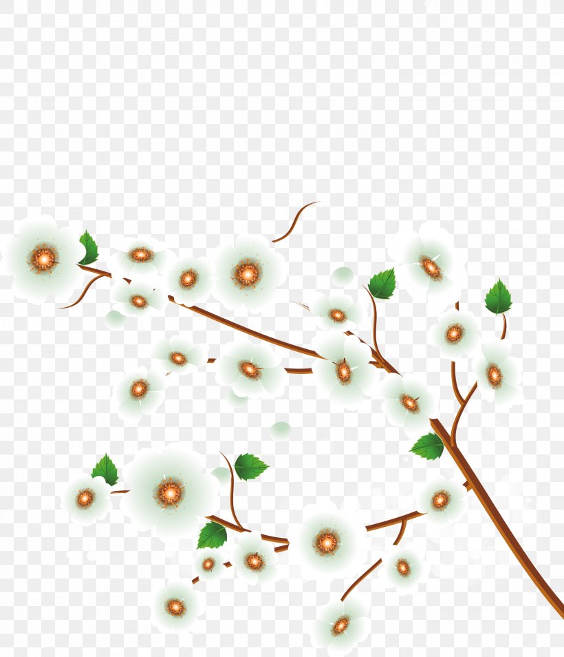 White Cherry Tree Hand Painted Beautifully, PNG, 2818x3279px, Computer Graphics, Branch, Pink Flowers, Point Download Free