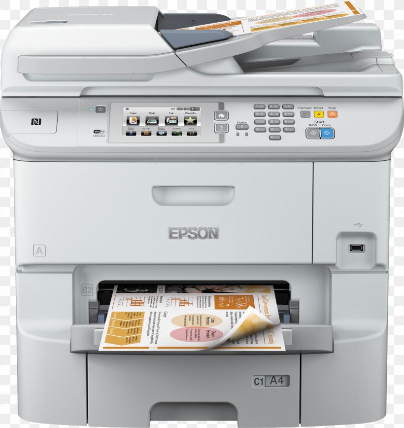Epson WorkForce Pro WF-6590DTWFC Epson WorkForce Pro WF-6590D2TWFC Colour Ink-jet, PNG, 1200x1271px, Multifunction Printer, Electronic Device, Epson, Image Scanner, Ink Cartridge Download Free