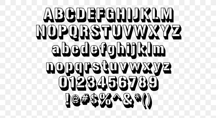 TrueType Three-dimensional Space Typeface Graphic Designer Font, PNG, 613x449px, Truetype, Area, Black, Black And White, Brand Download Free