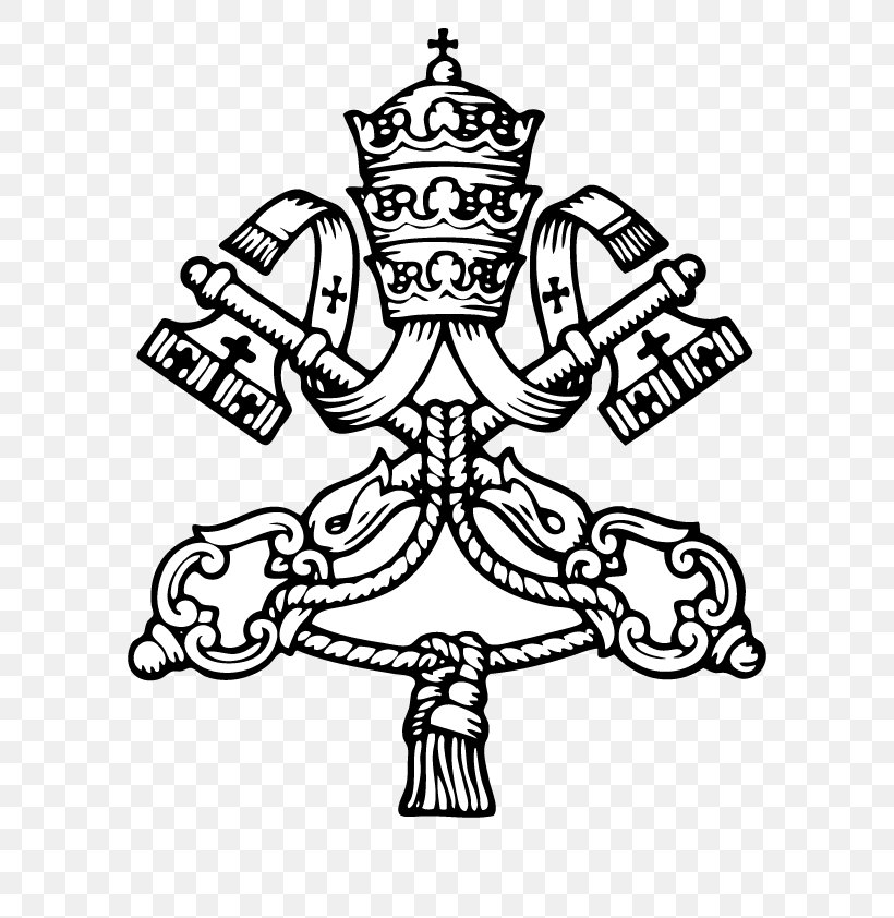 Vatican City Holy See Pope Papal Tiara Papal Coats Of Arms, PNG, 595x842px, Vatican City, Aita Santu, Art, Artwork, Black And White Download Free