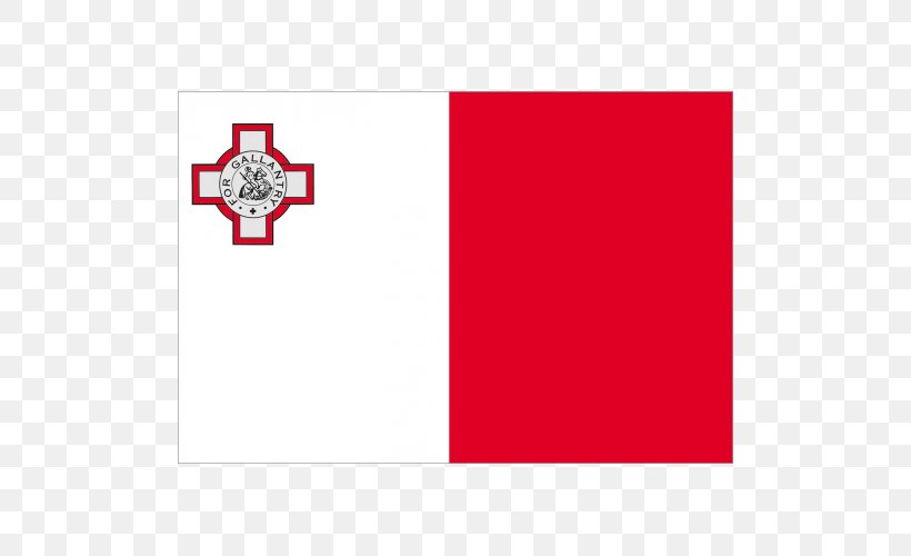 Flag Of Malta National Flag, PNG, 500x500px, Malta, Area, Brand, Flag, Flag Of Ireland Download Free