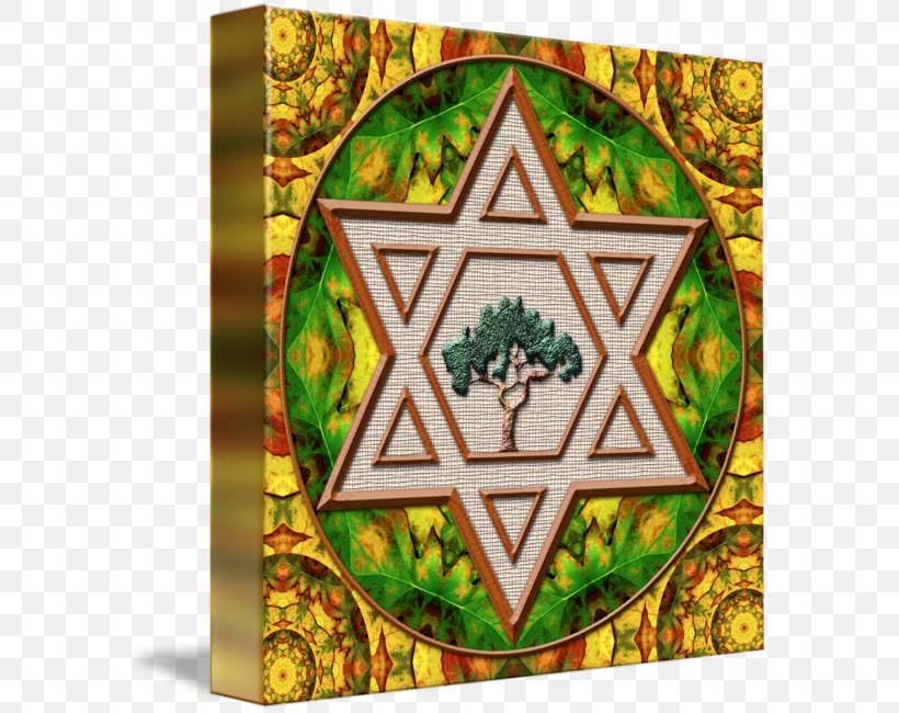 Gallery Wrap Canvas Symmetry Art Pattern, PNG, 589x650px, Gallery Wrap, Art, Canvas, Jewish People, Mandala Download Free