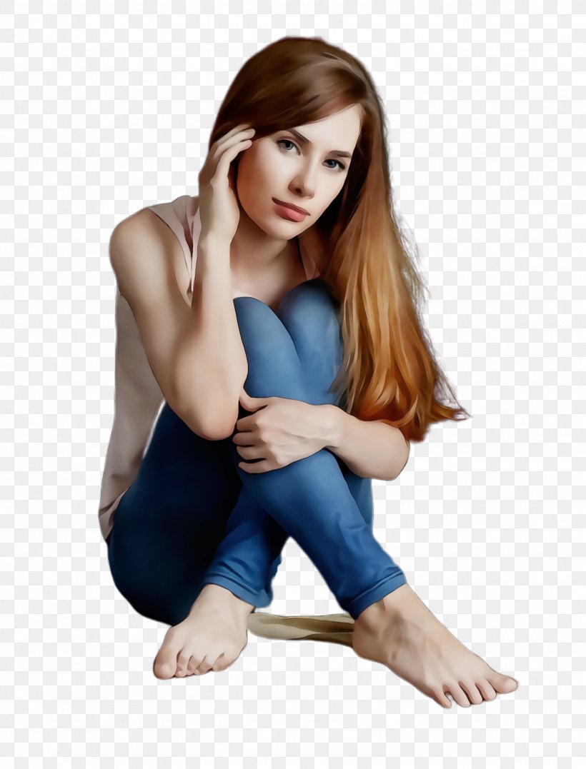 Sitting Blue Leg Beauty Skin, PNG, 1744x2292px, Watercolor, Arm, Beauty, Blue, Hand Download Free