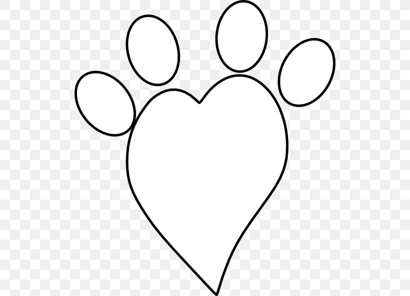 Clip Art Dog Paw Tiger Heart, PNG, 522x593px, Watercolor, Cartoon, Flower, Frame, Heart Download Free