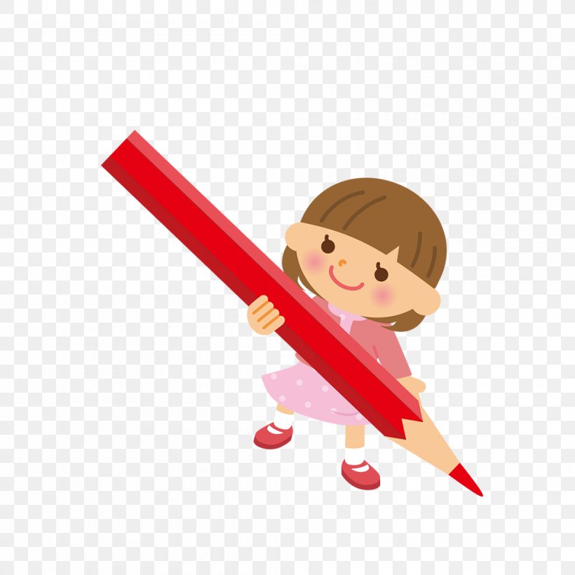 Vector Graphics Pencil Child Illustration Drawing, PNG, 1000x1000px, Pencil, Brush, Child, Colored Pencil, Drawing Download Free