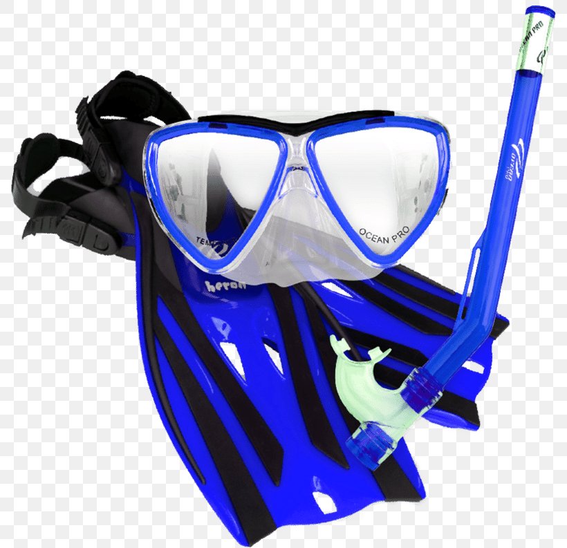 Diving & Snorkeling Masks Goggles Diving & Swimming Fins Protective Gear In Sports, PNG, 800x793px, Diving Snorkeling Masks, Blue, Cobalt Blue, Diving Equipment, Diving Mask Download Free