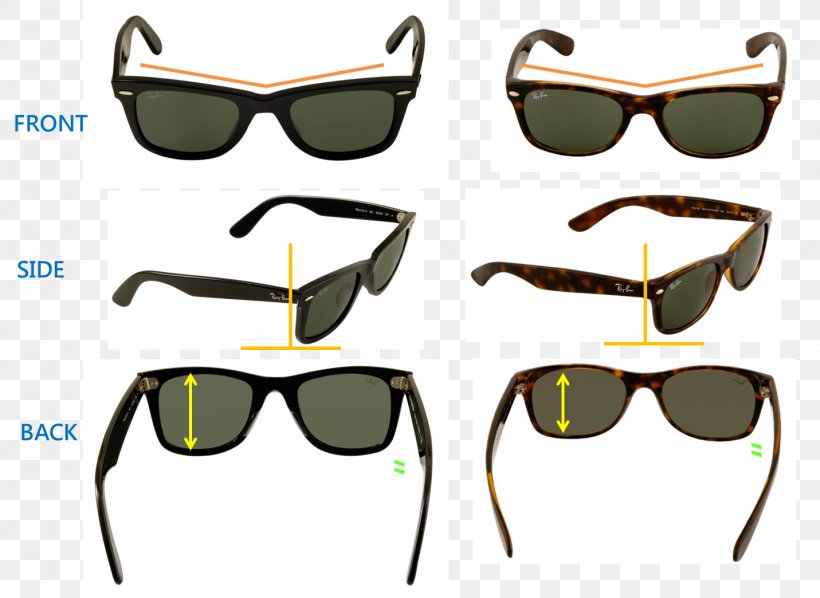 Goggles Ray-Ban Wayfarer Ray-Ban Original Wayfarer Classic Ray-Ban New Wayfarer Classic, PNG, 1431x1044px, Goggles, Brand, Clubmaster, Eyewear, Glasses Download Free