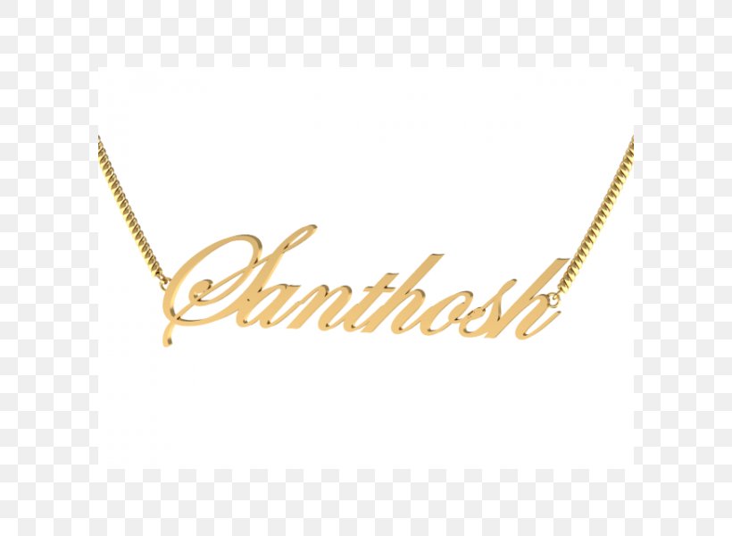 Necklace Charms & Pendants Jewellery Gold Name, PNG, 600x600px, Necklace, Body Jewellery, Body Jewelry, Brand, Chain Download Free