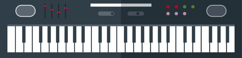 Computer Keyboard Musical Keyboard Musical Instrument, PNG, 1736x418px, Watercolor, Cartoon, Flower, Frame, Heart Download Free