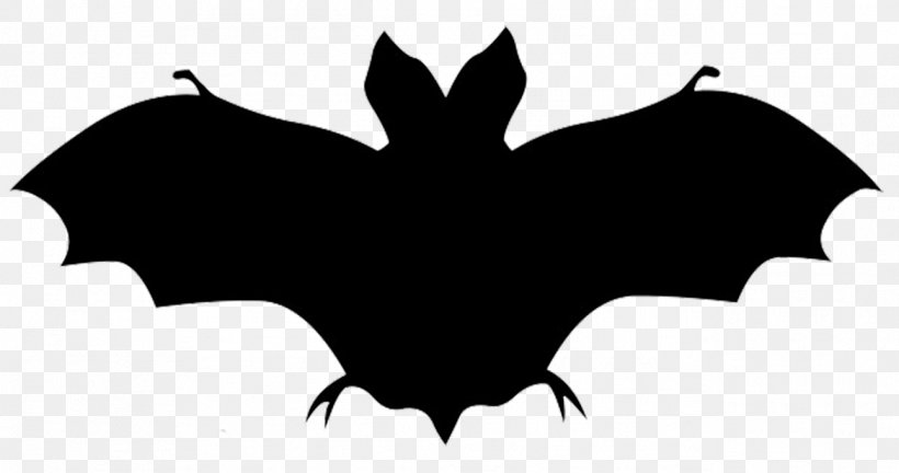 Vampire Bat Silhouette Clip Art, PNG, 1292x681px, Bat, Art, Black, Black And White, Drawing Download Free