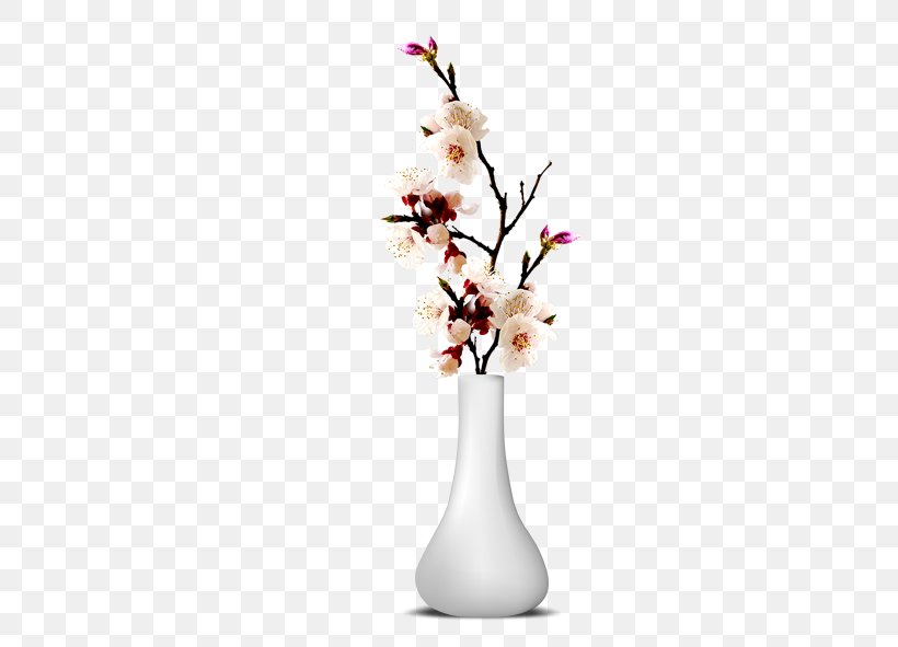 Vase Plum Blossom Flower Download, PNG, 591x591px, Vase, Blossom, Branch, Cut Flowers, Designer Download Free