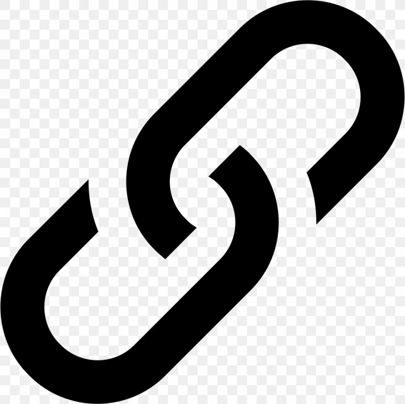 Hyperlink Symbol, PNG, 982x980px, Hyperlink, Area, Black And White, Brand, Icon Design Download Free