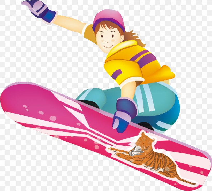 Snowboarding Skiing Illustrator, PNG, 969x873px, Snowboarding, Idea, Illustrator, Play, Recreation Download Free