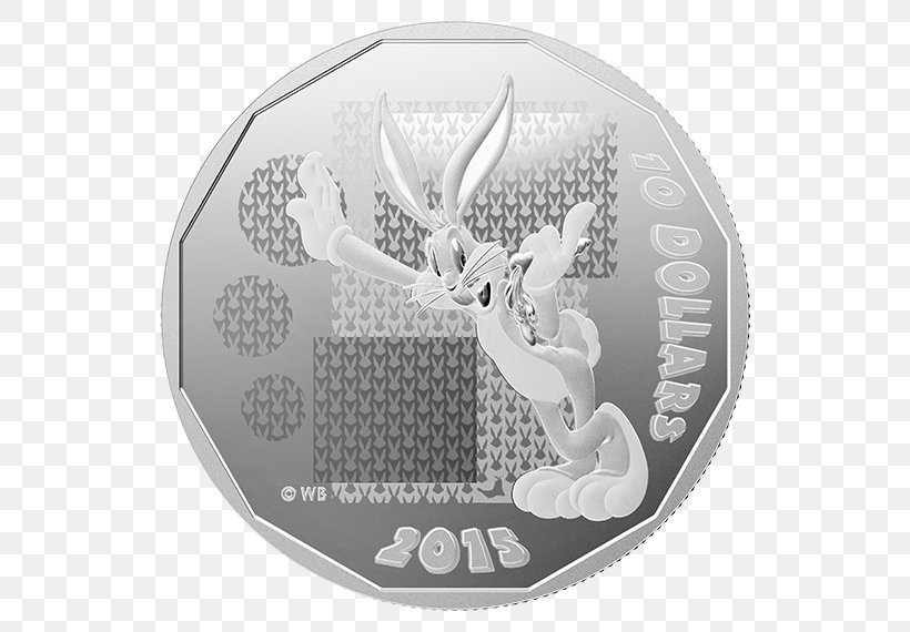 Bugs Bunny Daffy Duck Canada Looney Tunes Coin, PNG, 570x570px, Bugs Bunny, Brand, Bullion Coin, Canada, Coin Download Free
