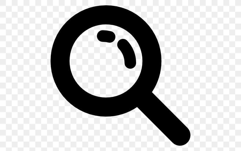 Search, PNG, 512x512px, Magnifying Glass, Black And White, Magnification, Magnifier, Search Box Download Free