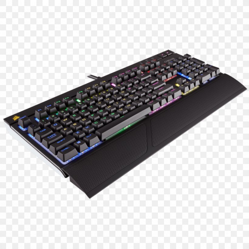 Computer Keyboard Gaming Keypad Backlight RGB Color Model Computer Hardware, PNG, 1000x1000px, Computer Keyboard, Backlight, Cherry, Computer Accessory, Computer Component Download Free