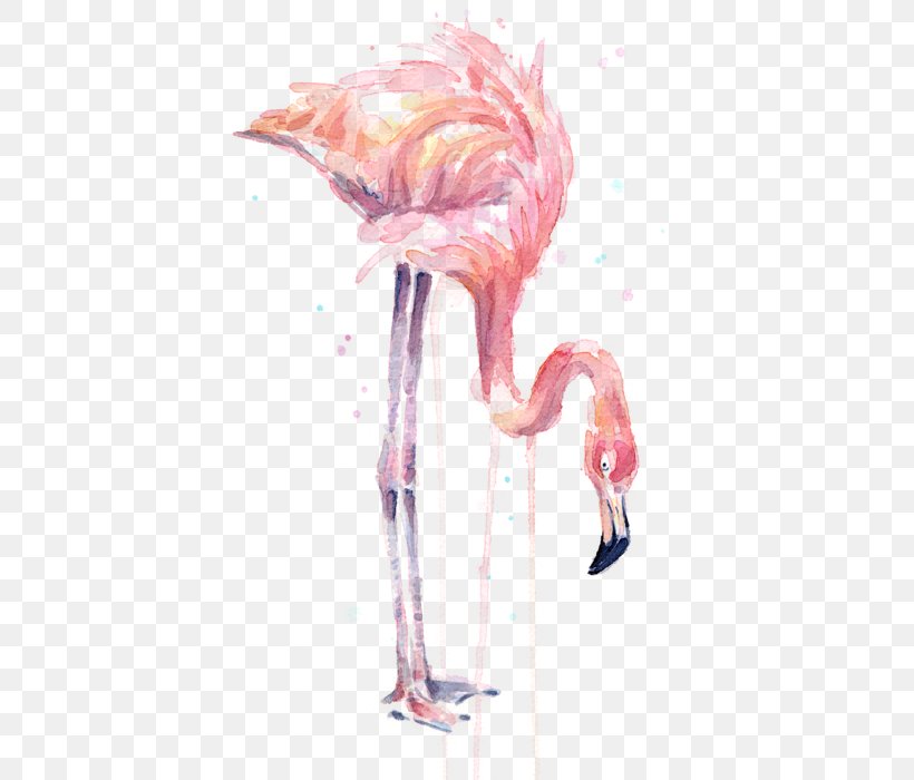 Watercolor Painting Flamingo Art Printmaking, PNG, 452x700px, Watercolor Painting, Art, Artist, Beak, Bird Download Free