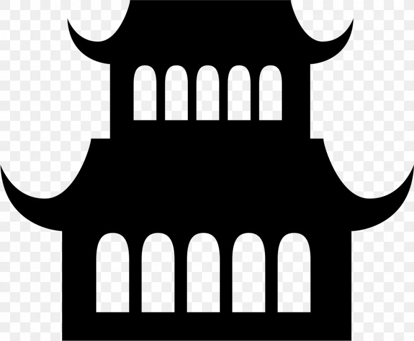 Buddhist Temple Clip Art, PNG, 981x811px, Temple, Bit, Black, Black And White, Brand Download Free