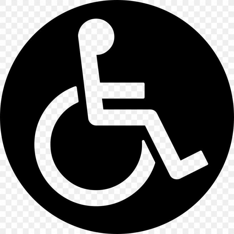 Disabled Parking Permit Disability Car Park International Symbol Of Access, PNG, 980x980px, Disabled Parking Permit, Accessible Toilet, Ada Signs, Area, Black And White Download Free