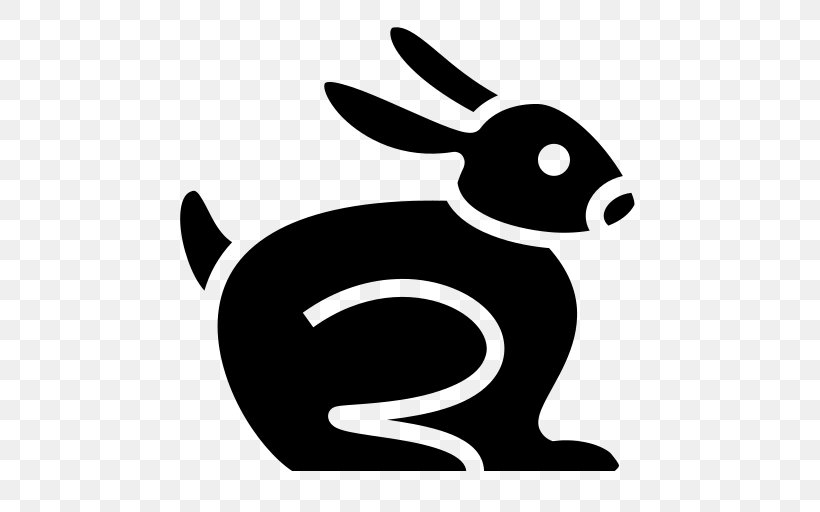 European Rabbit Hare Clip Art, PNG, 512x512px, Rabbit, Artwork, Black And White, Dog Like Mammal, European Rabbit Download Free
