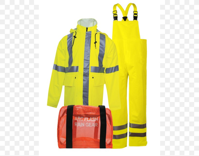 High-visibility Clothing Raincoat Jacket Overall, PNG, 500x642px, Highvisibility Clothing, Bib, Boilersuit, Clothing, Flame Retardant Download Free