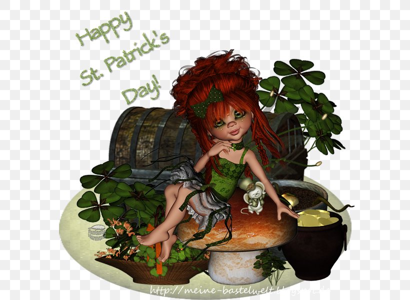 Saint Patrick's Day Irish People Fairy Ireland, PNG, 600x600px, Irish People, Avalon, Collectable, Doll, Fairy Download Free